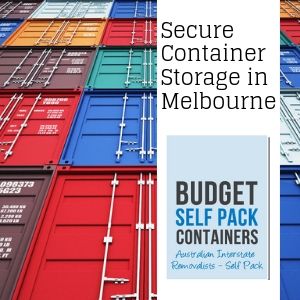 Melbourne Container Storage | Budget Self Pack Containers