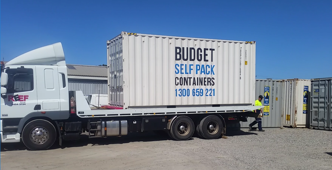 20ft Shipping Container Removals | Budget Self Pack Containers