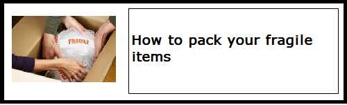 How to pack your fragile items | Budget Self Pack Containers