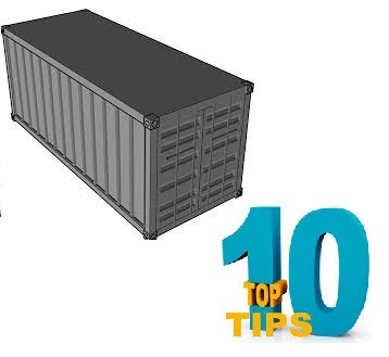 Ten tips from the experts on how to pack your own moving container