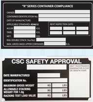 CSC Inspection Plate - BSPC Removalists