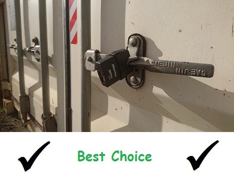 Best padlock to lock moving container - BSPC Removalists