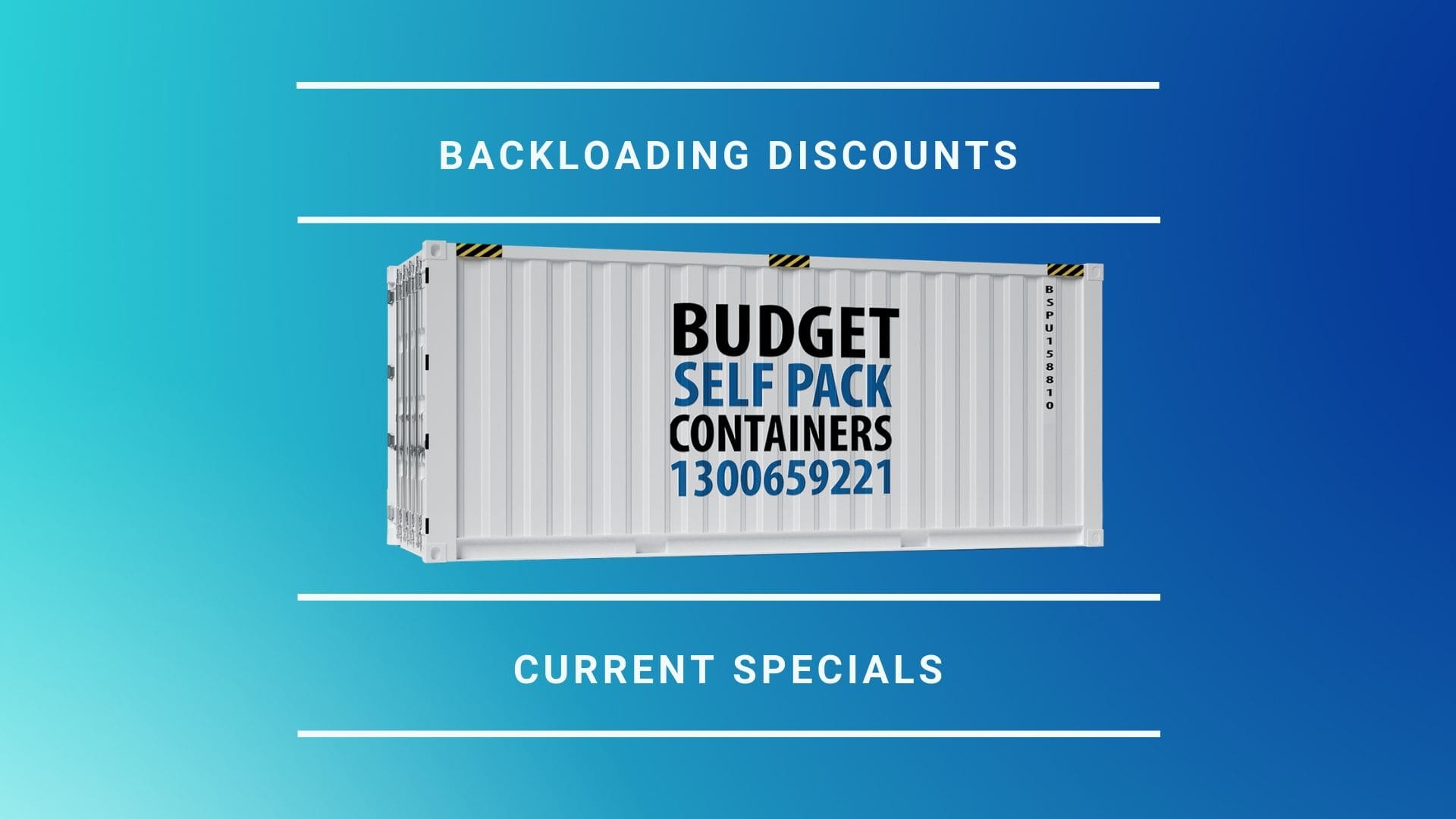 Backloading Discounts and Specials | BSPC Removalists