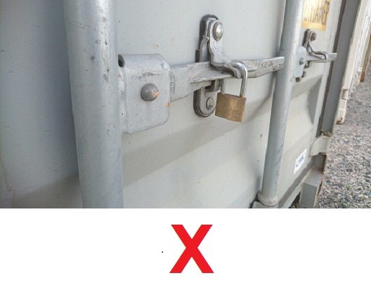 Use the correct padlock on your shipping container - BPSC Removalists