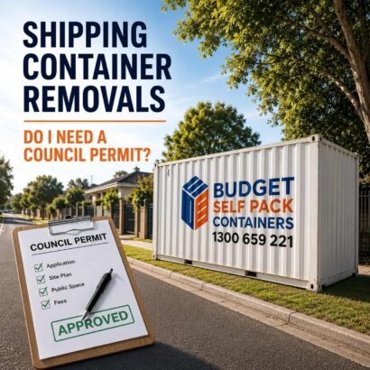 Shipping Container Removals – Do I need a Council Permit?
