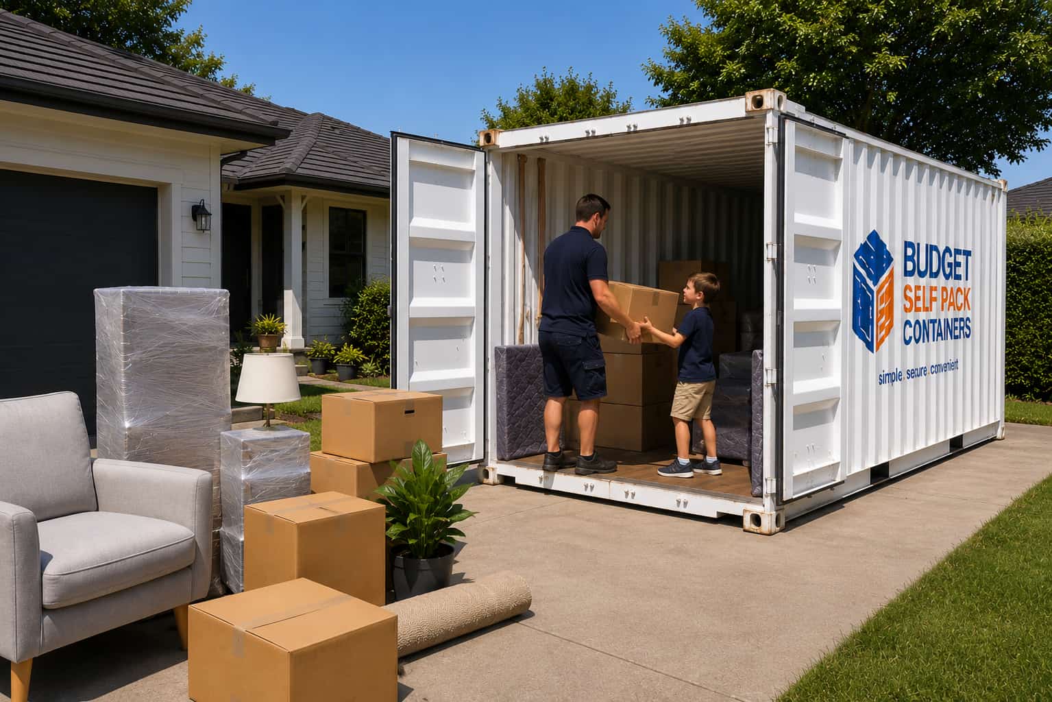 Residential Shipping Container Load