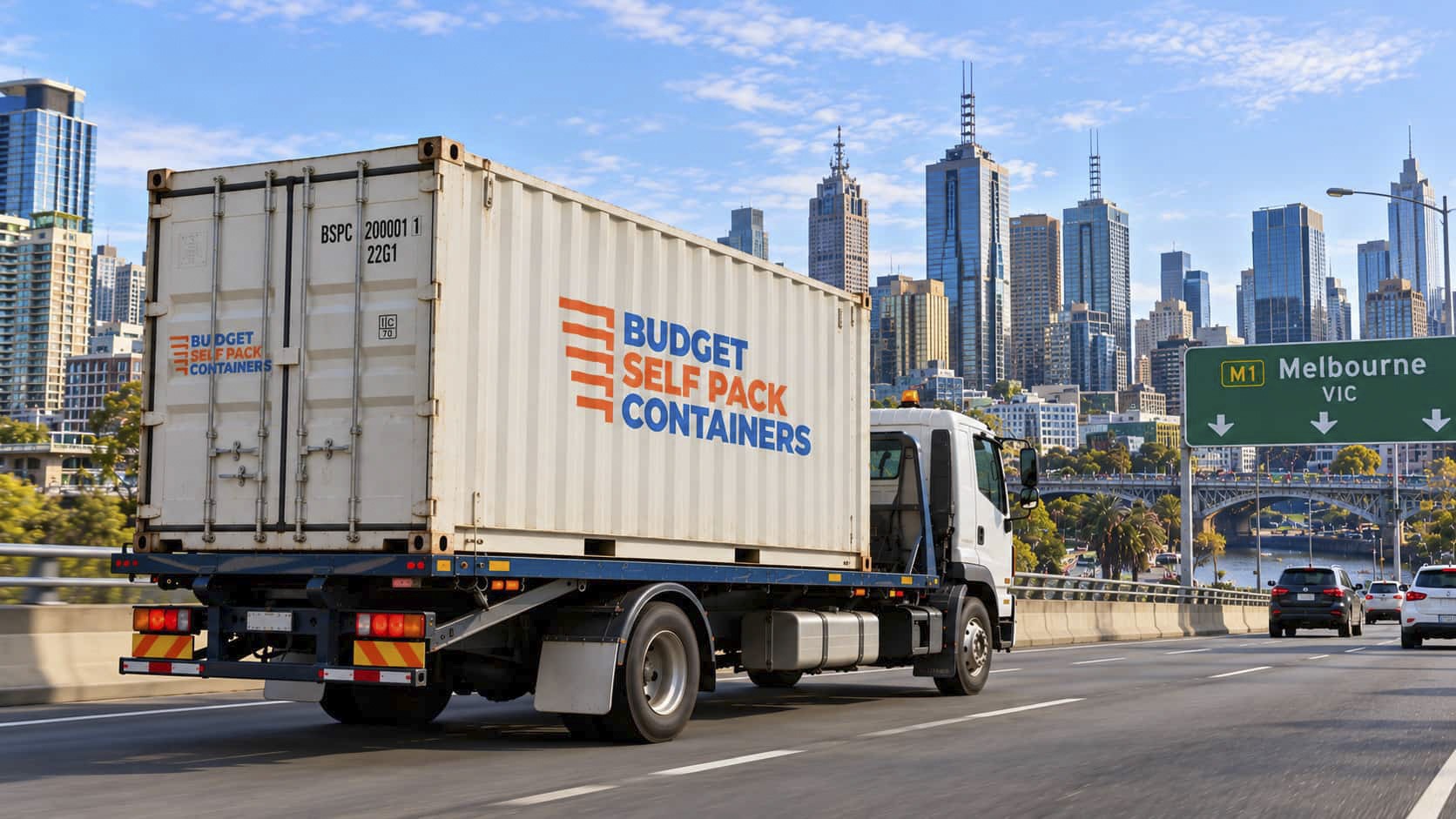 Self pack container moving from Brisbane to Melbourne