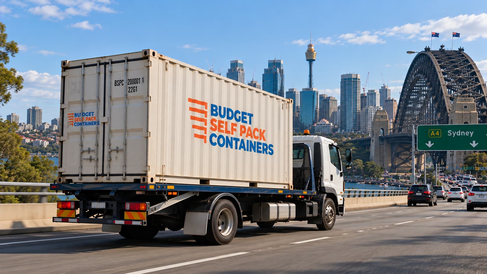 Shipping container move from Sydney to Melbourne